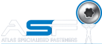 The Atlas Fasteners logo, with the acronym ASF